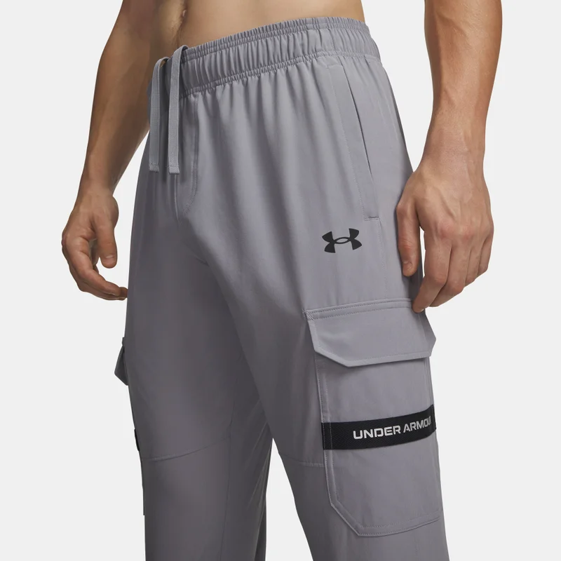 UNDER ARMOUR Grey Men's UA Tech Utility Training Pants for Men | Best Price UAE